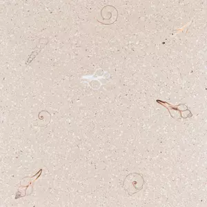 Terrazzo PEARL, mother-of-pearl and remnants of sea shells